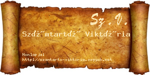 Számtartó Viktória névjegykártya
