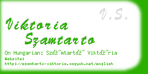 viktoria szamtarto business card